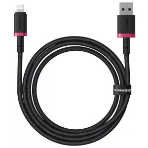 Дата кабель Baseus Dura Series Fast Charging USB to Lightning 2.4A (1m) (CB000122) – Червоний