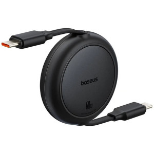 Дата кабель Baseus Free2Pull Mini Retractable Type-C to Type-C 60W (1m) (P10364500) – Чорний
