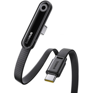Дата кабель Baseus MVP 3 side plug and stand Type-C to Type-C 100W (1m) (P10382500121) – Чорний
