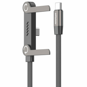 Дата кабель Amaya 327CC side plug and stand Type-C to Type-C 240W (1.5m)