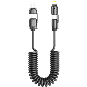 Дата кабель Amaya ACD-330 4in1 Type-C/USB to Lightning/Type-C 240W (2m)