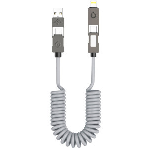 Дата кабель Amaya ACD-340 4in1 Type-C/USB to Lightning/Type-C 240W (2m)