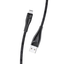 Дата кабель Usams US-SJ396 U41 Micro Braided Data and Charging Cable 2m – Черный