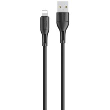 Дата кабель USAMS US-SJ500 U68 USB to Lightning (1m) (Чорний)