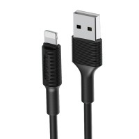 Дата кабель Borofone BX1 EzSync USB to Lightning (1m) – Чорний