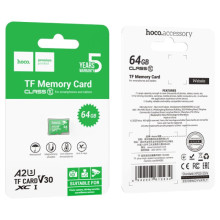 Карта памяти Hoco microSDXC Class 10 - 64GB (без адаптера) – Зеленый