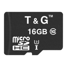 Карта памяти T&G (UHS-3) microSDHC Class 10 - 16GB (без адаптера)