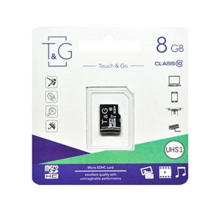 Карта памяти T&G microSDHC Class 10 - 8GB (без адаптера)