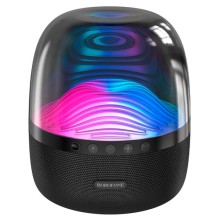 Bluetooth Колонка Borofone BP8 Glazed colorful luminous – Чорний