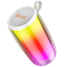 Bluetooth Колонка Hoco HC18 Jumper colorful luminous – White