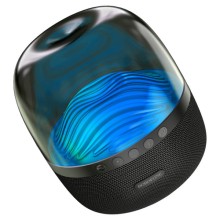 Bluetooth Колонка Borofone BP8 Glazed colorful luminous – Черный
