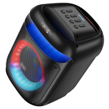 Bluetooth колонка Hoco HA13 Ramon outdoor + два микрофона – Черный