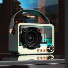Bluetooth колонка QD05 Retro Style – Черный
