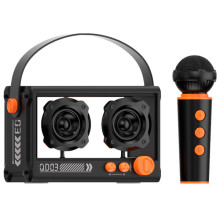 Bluetooth колонка QD03 Transparent с микрофоном
