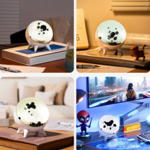 Музыкальная ритмичная декоративная лампа CLT-002 с феррожидкостью – Белый