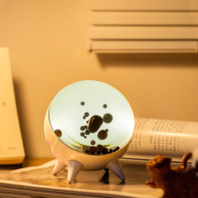 Музыкальная ритмичная декоративная лампа CLT-002 с феррожидкостью – Белый