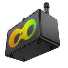 Bluetooth колонка Hoco HA8 Ave outdoor + два мікрофона – Чорний