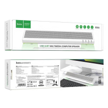 Bluetooth Колонка Hoco BS66 Smooth multimedia computer USB2.0 – Білий