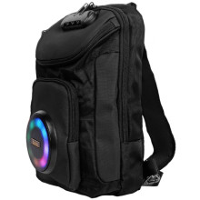 Слинг-рюкзак со встроенной колонкой Hoco HC42 Journey Bass – Черный
