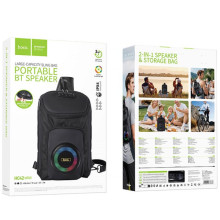 Слінг-рюкзак зі вбудованою колонкою Hoco HC42 Journey Bass – Чорний