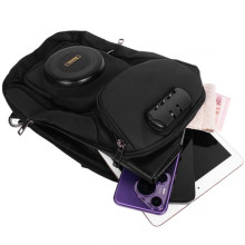 Слінг-рюкзак зі вбудованою колонкою Hoco HC42 Journey Bass – Чорний