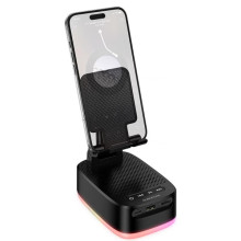 Bluetooth Колонка Borofone BR200 Marea + Power Bank 1500mAh + держатель – Черный