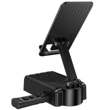 Bluetooth Колонка Hoco HC45 Wave з підставкою для телефону і пультом керування – Чорний