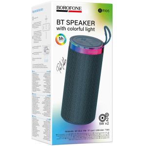Bluetooth Колонка Borofone BR105 Loud sports – Темно-синий