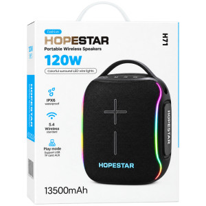 Bluetooth колонка Hopestar H71 120W – Черный