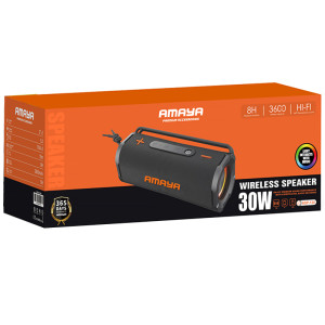 Bluetooth Колонка Amaya ASP-130 30W – Черный