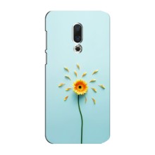 Чехлы с Цветами для Meizu 15 Plus (VPrint) (Желтый цветок)