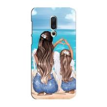 Чехол с печатью для Meizu 15 Plus - (Мама с ребенком) (AlphaPrint)