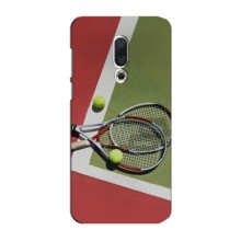 Чехлы с принтом Спортивная тематика для Meizu 15 Plus – Ракетки теннис