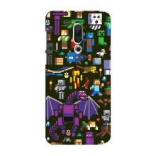Чехол Майнкрафт на Meizu 15 Plus (AlphaPrint) Minecraft