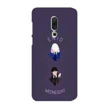Чехлы Венсдей на Meizu 15 Plus Уэнсдей (AlphaPrint) (Уэнздей и подруга)