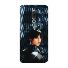 Чехлы Венсдей на Meizu 15 Plus Уэнсдей (AlphaPrint) (Уэнздей кошка)