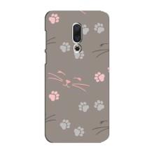 Чохол з малюнком кіт на Meizu 15 Plus – Лапи і вуса