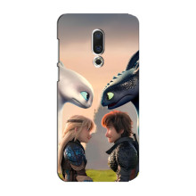 Чехол как приручить дракона на Meizu 15 Plus (Гикавка и Астрид)