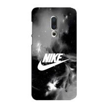 Чехол с логотипом Найк на Meizu 15 Plus – Найк дымчатый