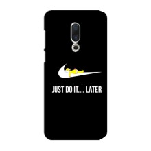 Чехол с логотипом Найк на Meizu 15 Plus – Nike just do it