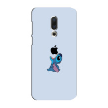 Чехол с принтом Стич на Meizu 15 Plus (Stitch apple)