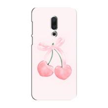Чехол с розовым рисунком для Meizu 15 Plus – Розовые вишни