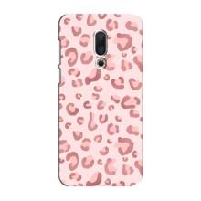 Чехол с розовым рисунком для Meizu 15 Plus – Розовый леопард