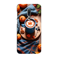 Чохол з унікальним дизайном 'Осінь з кавою' для Meizu 15 Plus – Кава і гарбузики