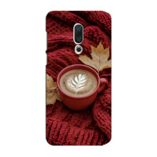 Чохол з унікальним дизайном 'Осінь з кавою' для Meizu 15 Plus – Кава на ковдрі