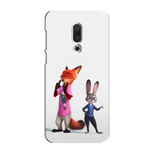 Силіконовий чохол з принтом Зоотрополіс для Meizu 15 Plus – Джуді і Нік