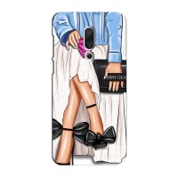 Силиконовый Чехол на Meizu 15 Plus с картинкой Стильных Девушек (Мода)