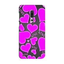 Чехлы для любимой на Мейзу 15 (VPrint) (Pink hearts)