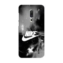 Чехол для Meizu 15 - с принтом Найк (AlphaPrint) (Лого Найк)