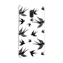 Чехол с птицами на Meizu 15 (VPrint) (Ласточки)